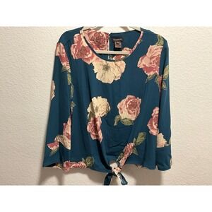 Multiples blouse teal color size L